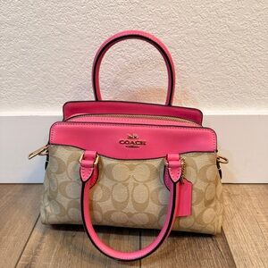 Coach Mini Darcie Carryall Bag Satchel Purse Crossbody
